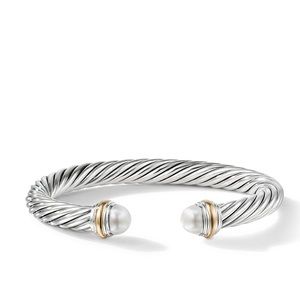 David Yurman
Cable Classics Bracelet with Pearls & 14K Yellow Gold